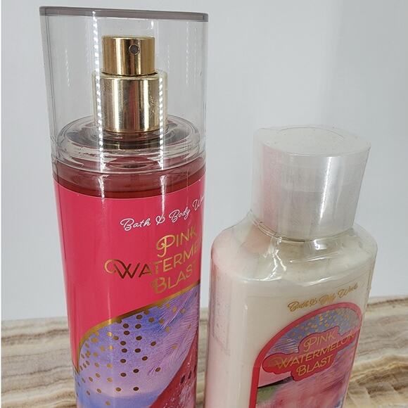 Bath & Body Works Pink Watermelon Blast Fine Fragrance Mist Body Spray & Lotion - Picture 7 of 7